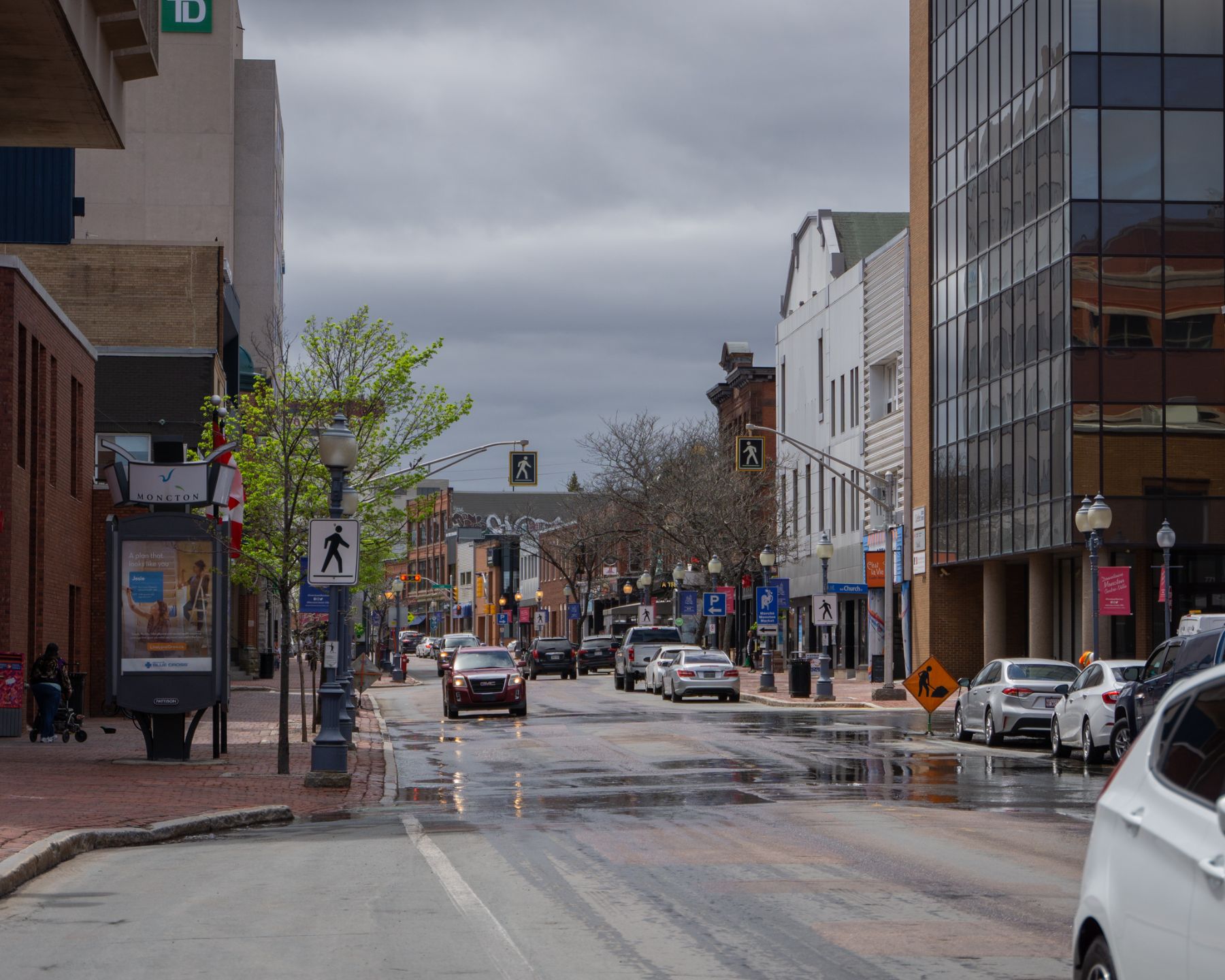Downtown Moncton street